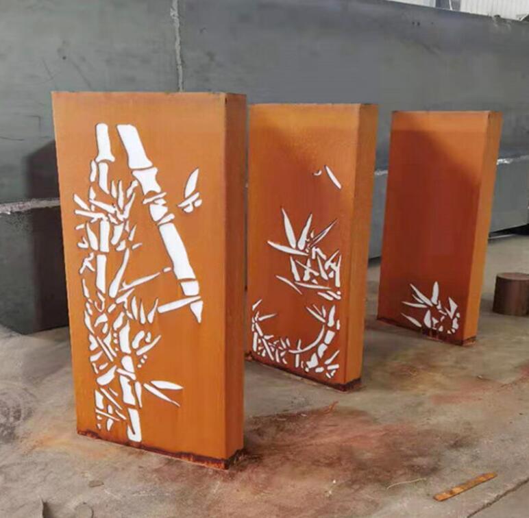 嘉黎锈钢板灯箱